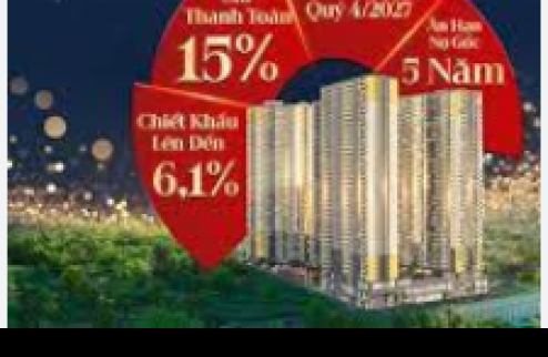 Căn hộ giá rẻ dưới 40tr/m2, trả trước 225 triệu, sở hữu ngay 81 tiện ích đẳng cấp!